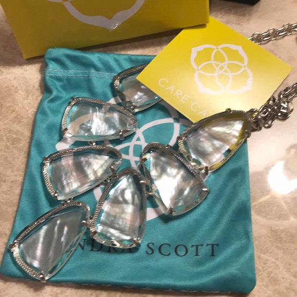 Kendra Scott Harlow Suspended Mother of Pearl ❤️ - Picture 8 of 8